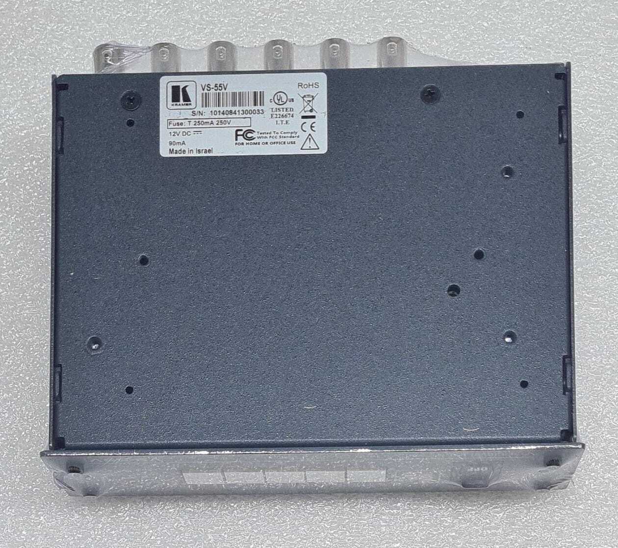 NEW - KRAMER VS-55V Vertical Interval Video Switcher 5x1 Composite 21-0360090