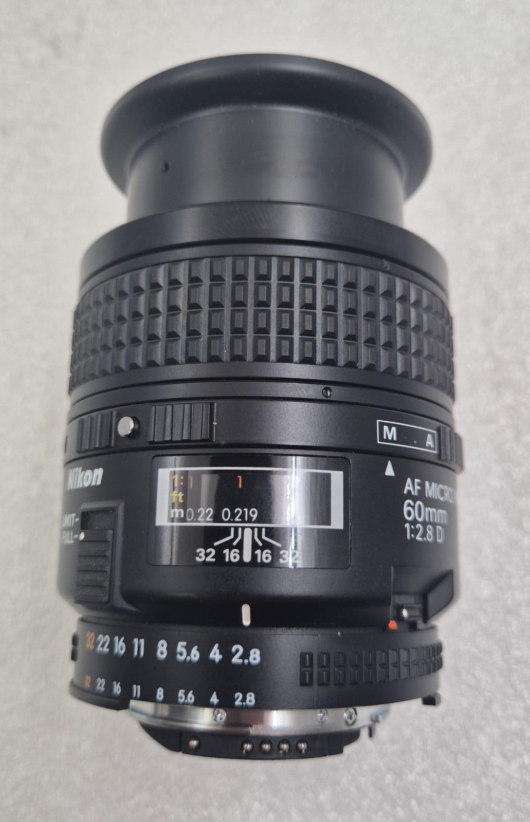 Nikon AF MICRO NIKKOR 60mm 1:2.8 D F/2.8 Lens