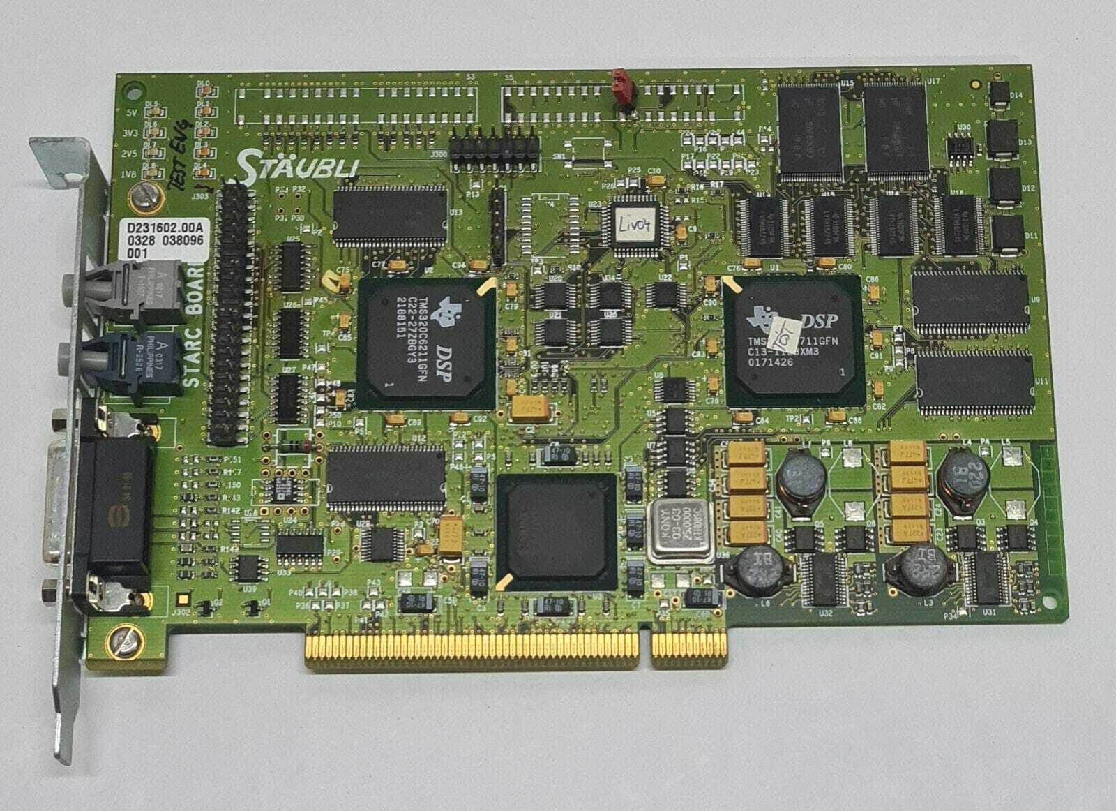 Staubli Starc Board D231602.00A X83160200 **AS-IS**