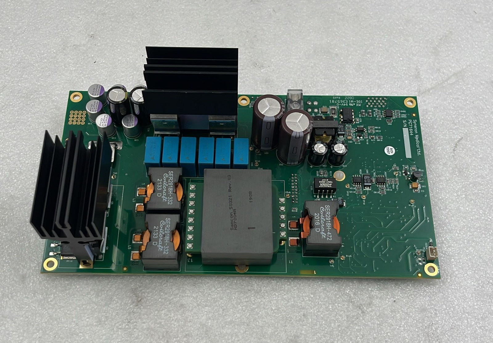 Syneron Candela AS72033 PC71644 100A laser driver control PCB board