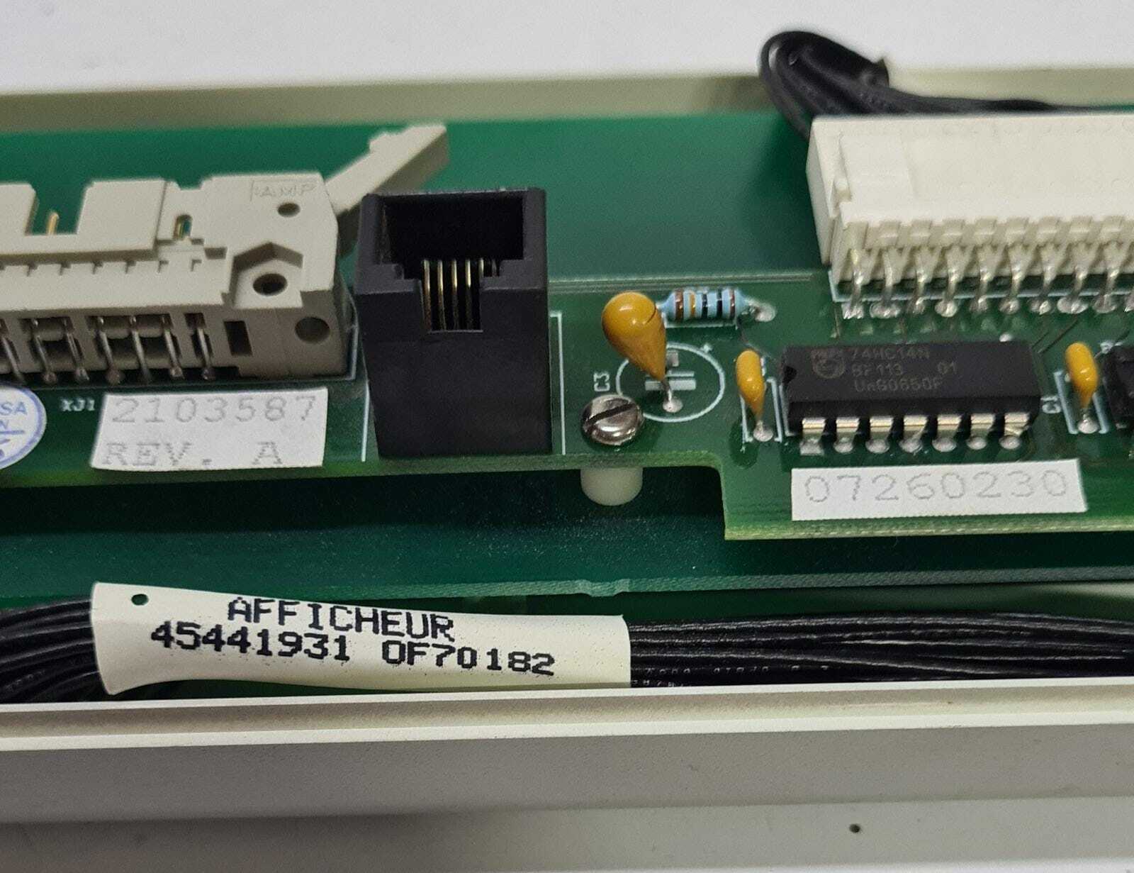 GE Senographe DMR+ 2103587 REV. A Gantry Readout Display Screen 07260230