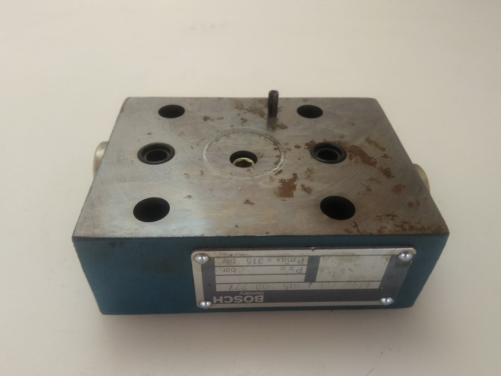 Bosch Industrial Hydraulics Cover Plate Cartridge Valve 1 815 500 277