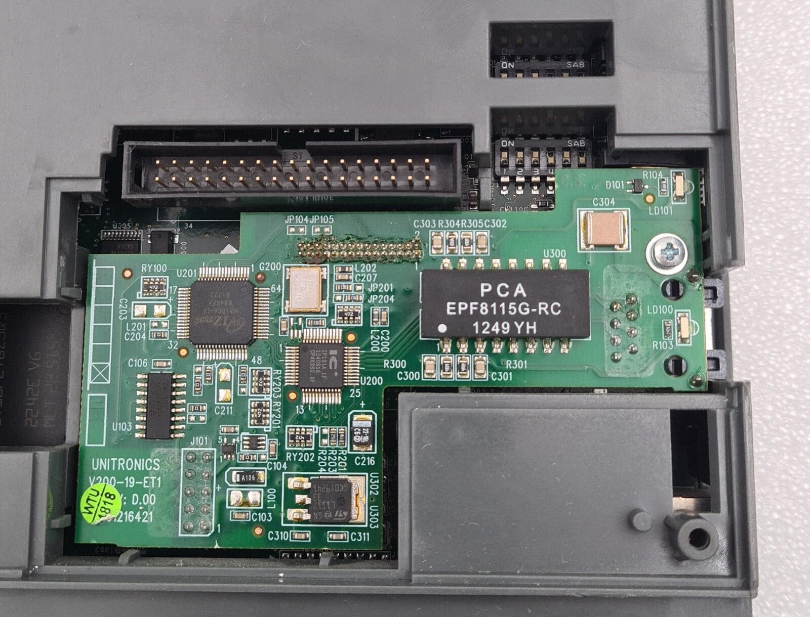 UNITRONICS V1040-T20B Vision 10.4" Touch Screen OPLC HMI Controller **AS-IS** #1