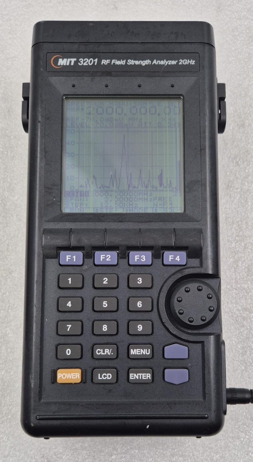 [LOT 3] MIT 3201 RF Field Signal Strength Analyzer 2.9GHz Hand-Held Device AS-IS