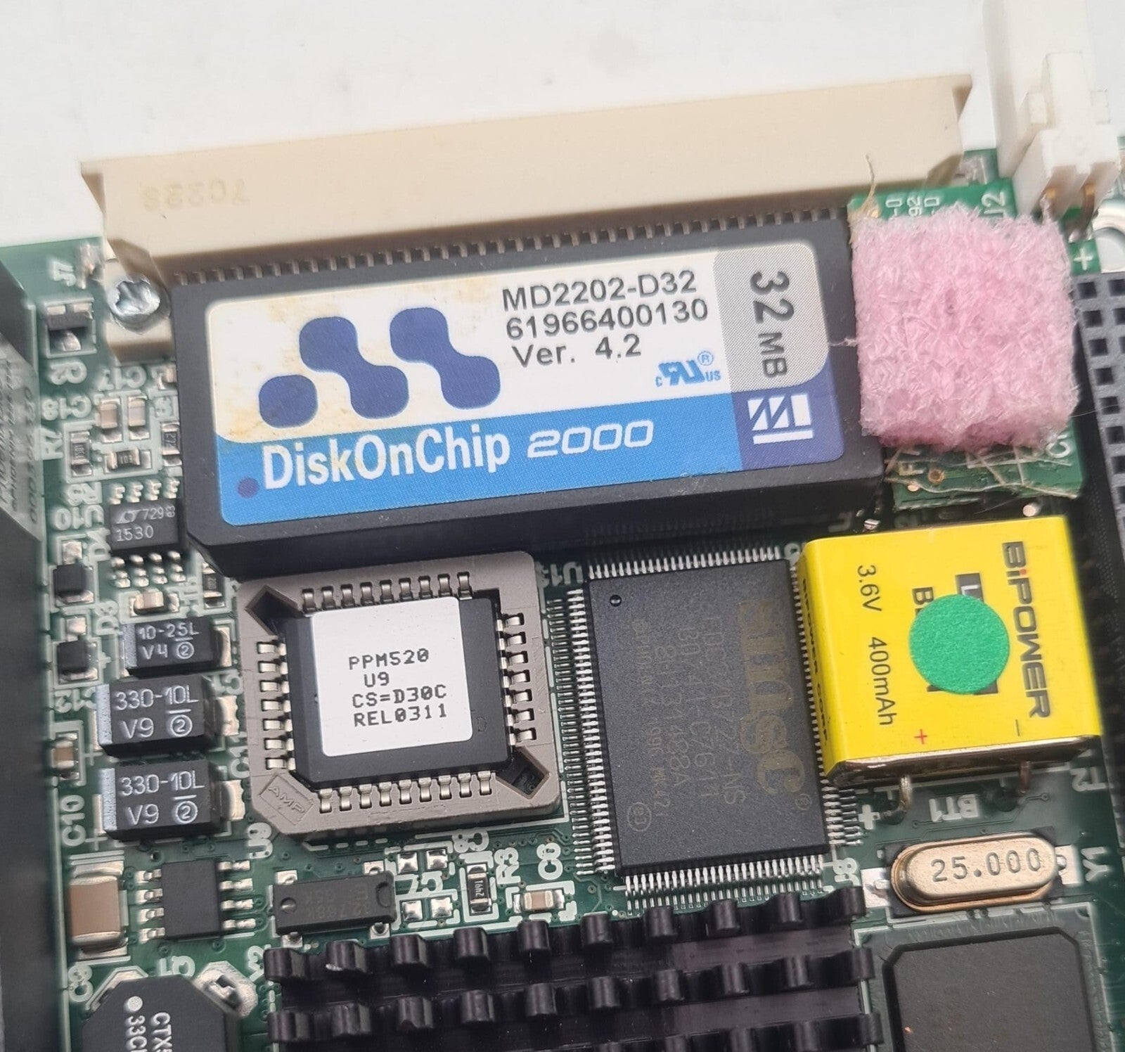 WinSystems PPM520-5776A Motherboard PPM-520 Rev G 400-0301-000G W/ 128MB Memory