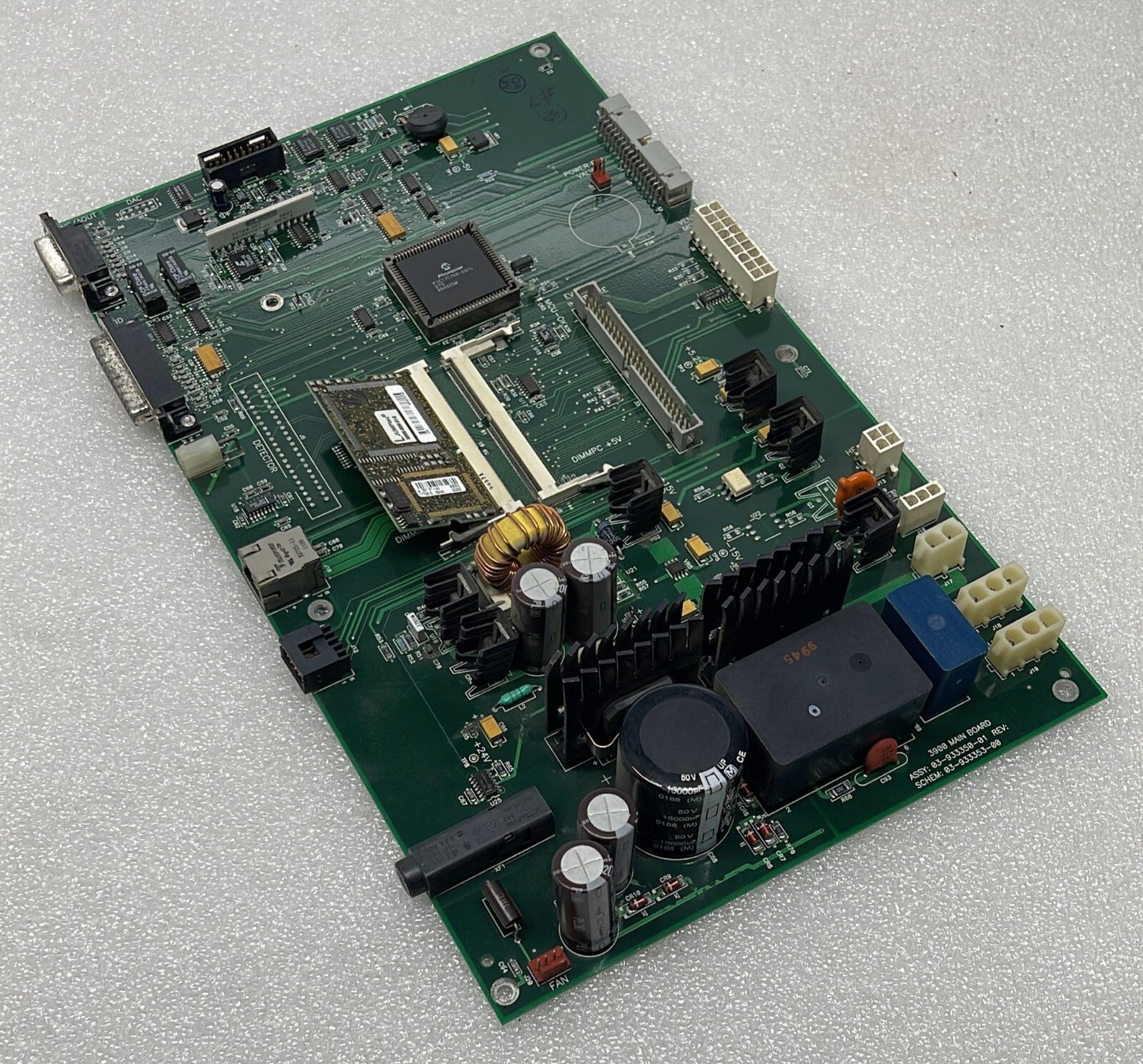 Varian 3900 MAIN BOARD ASSY 03-933350-01 SCHEM 03-933353-00