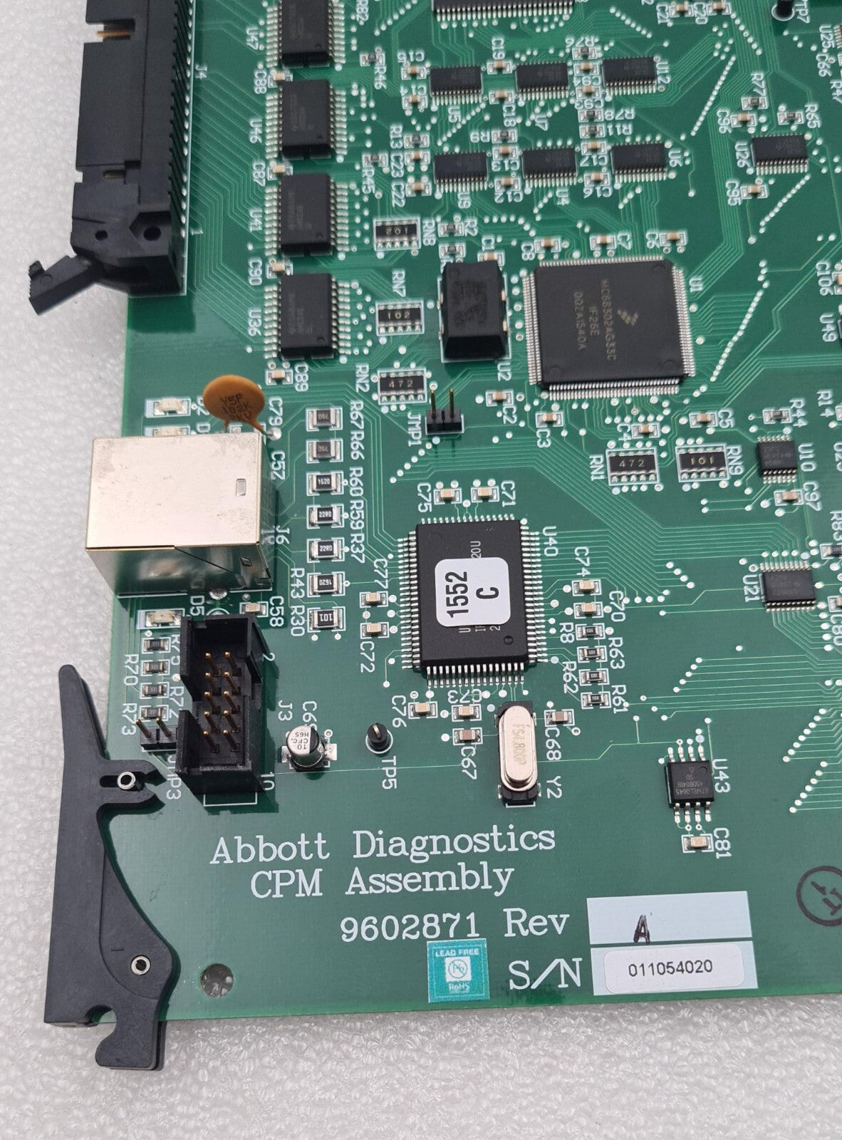 ABBOTT Diagnostics CELL-DYN SYSTEM CPM Assembly 9602871 Rev A Board