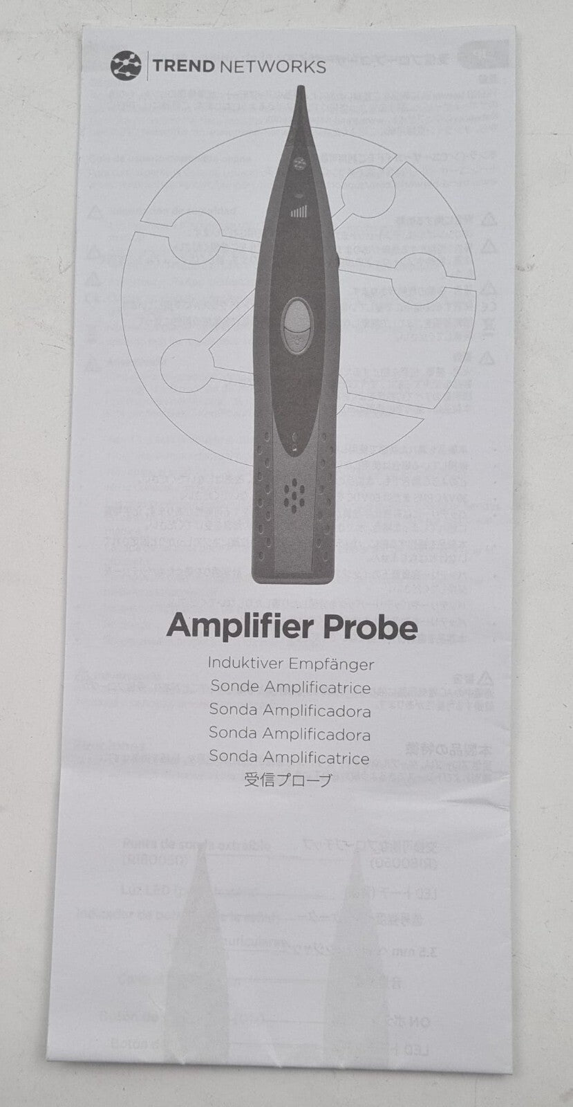 NEW - TREND VDV II Basic Voice Data Video Cable Verifier & Amplifier Probe