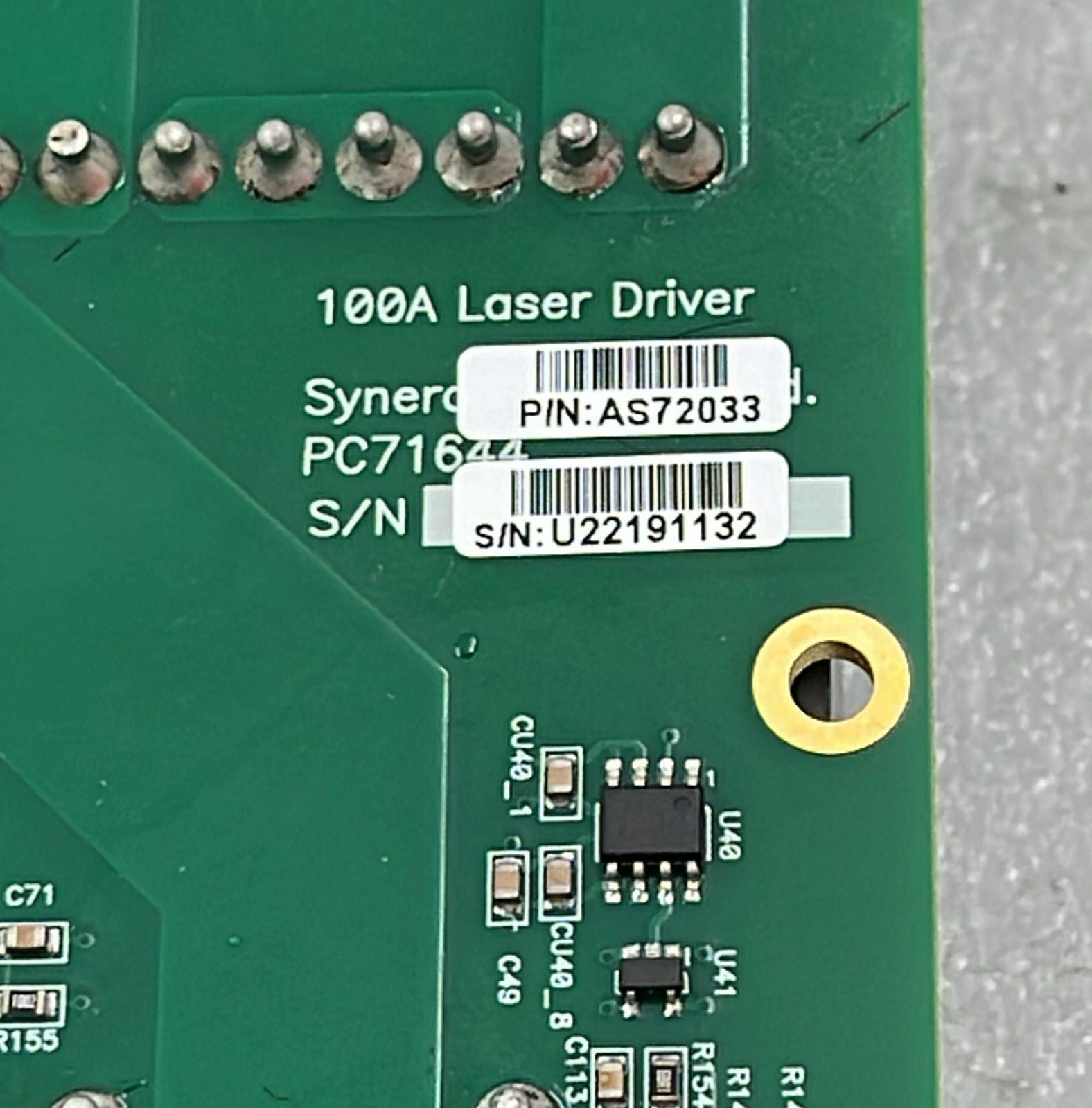 **NEW** Syneron Candela AS72033 PCB 100A Laser Driver PC71644