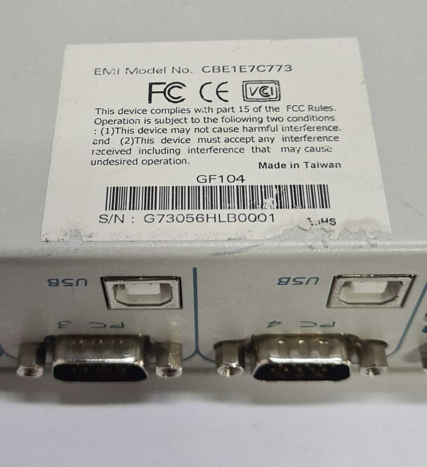 Rextron ACRO GEAR KAG14 4 Port USB KVM Switch