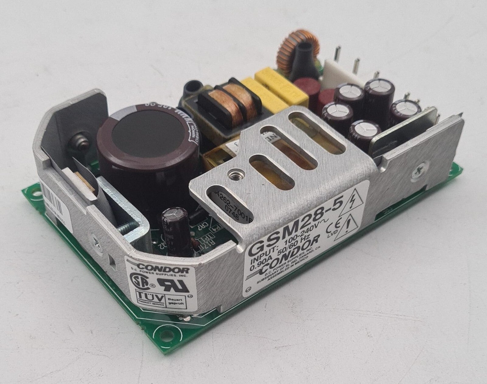 CONDOR DC POWER SUPPLY GSM28-5 PCB Assy 100-240V