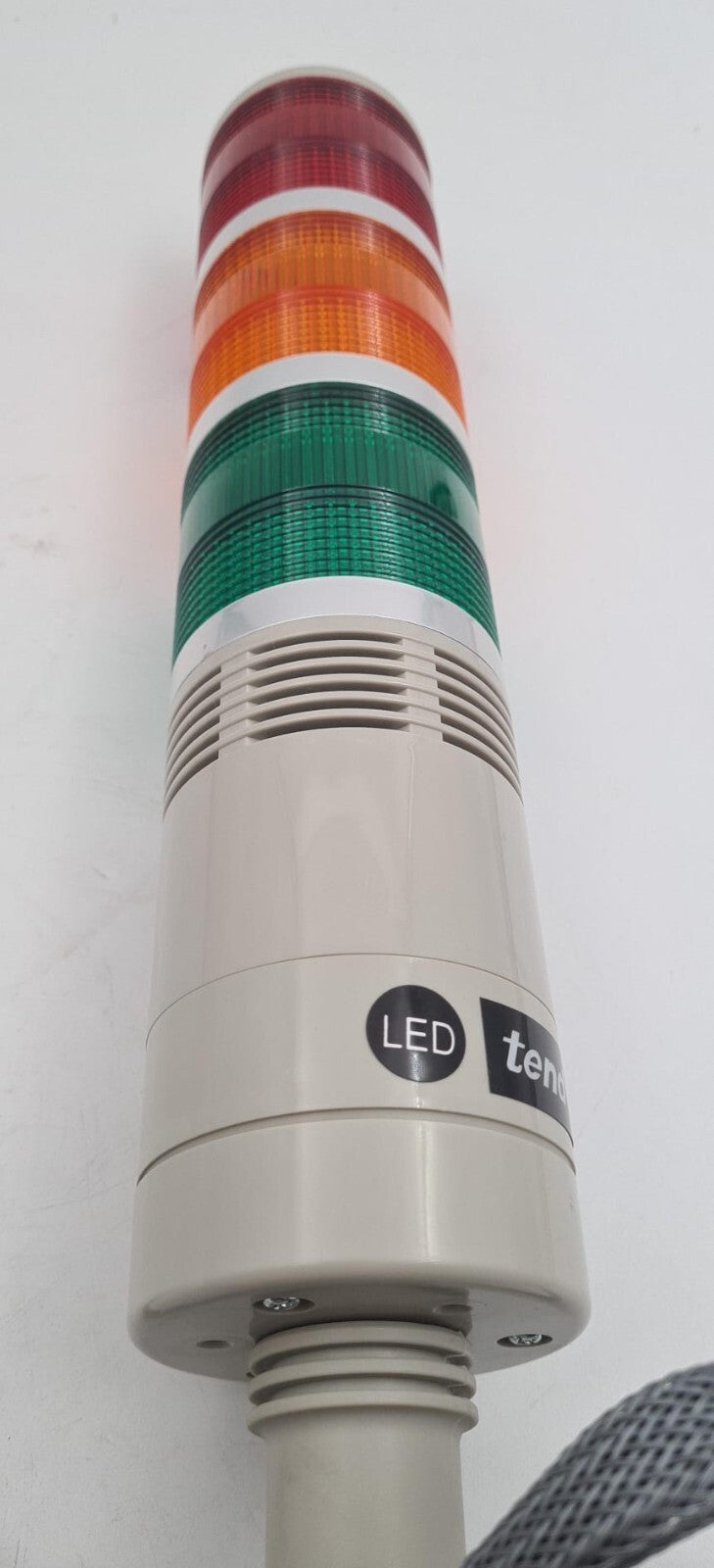 NEW - Tend TOWER LIGHT TPFB7-7 TPFB7-L73R0G 3-Color LED 24V Warning Signal Alarm