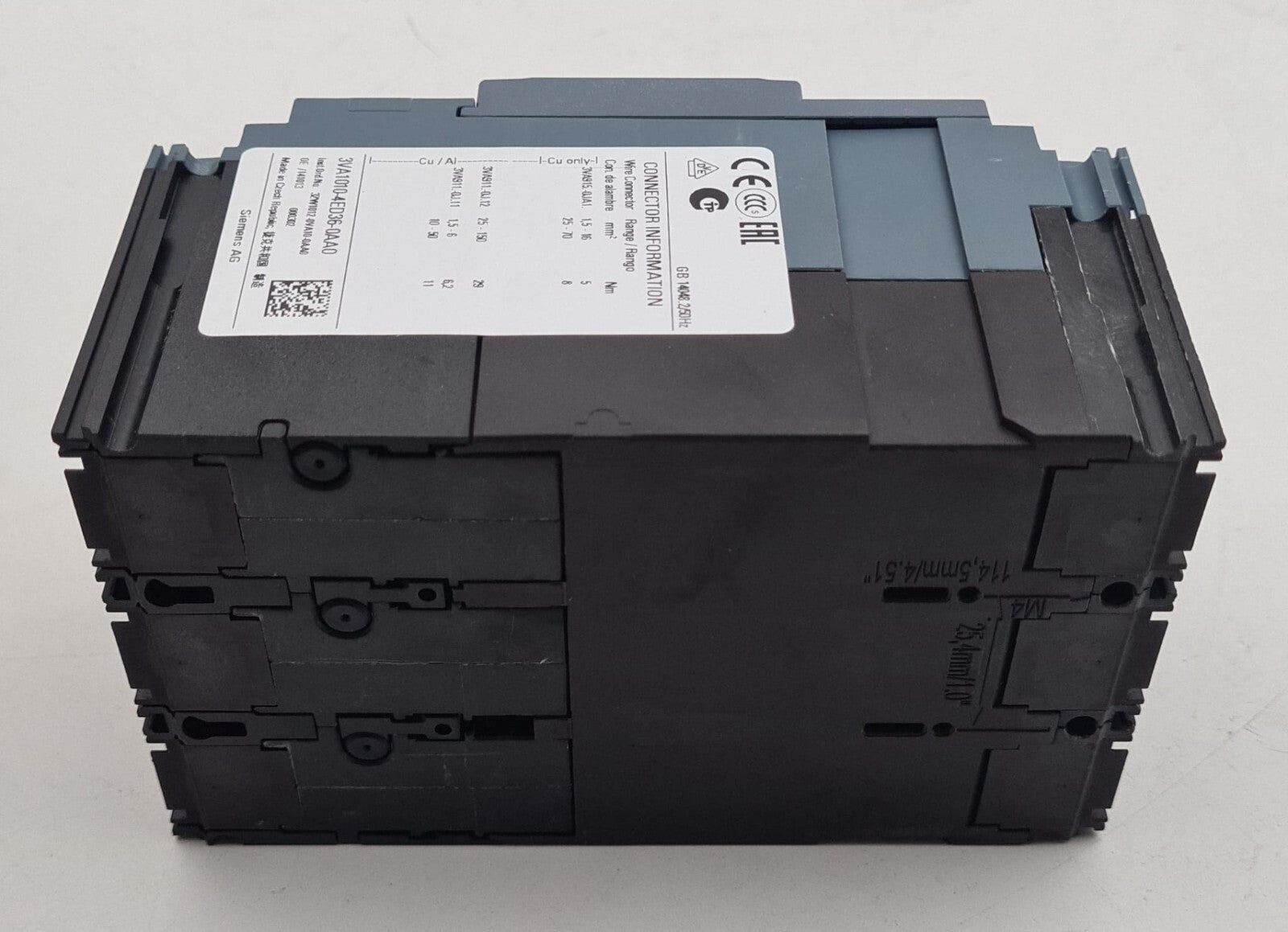 SIEMENS 3VA1010-4ED36-0AA0 Circuit Breaker TM210 3VA1 100A