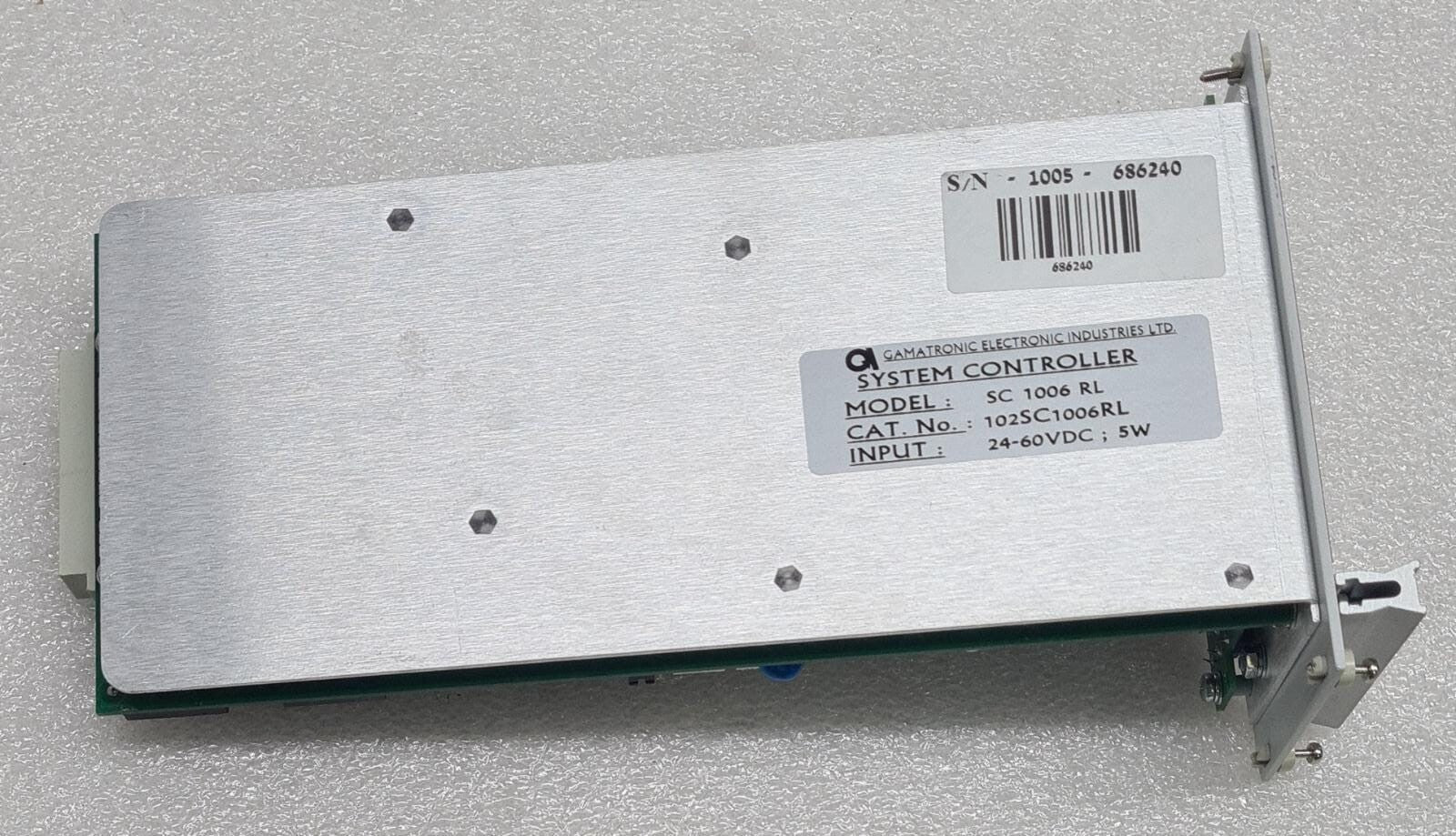 Gamatronics SC 1006 RL 102SC1006RL 24-60VDC 5W Controller SC 1006/NET GEI CARD