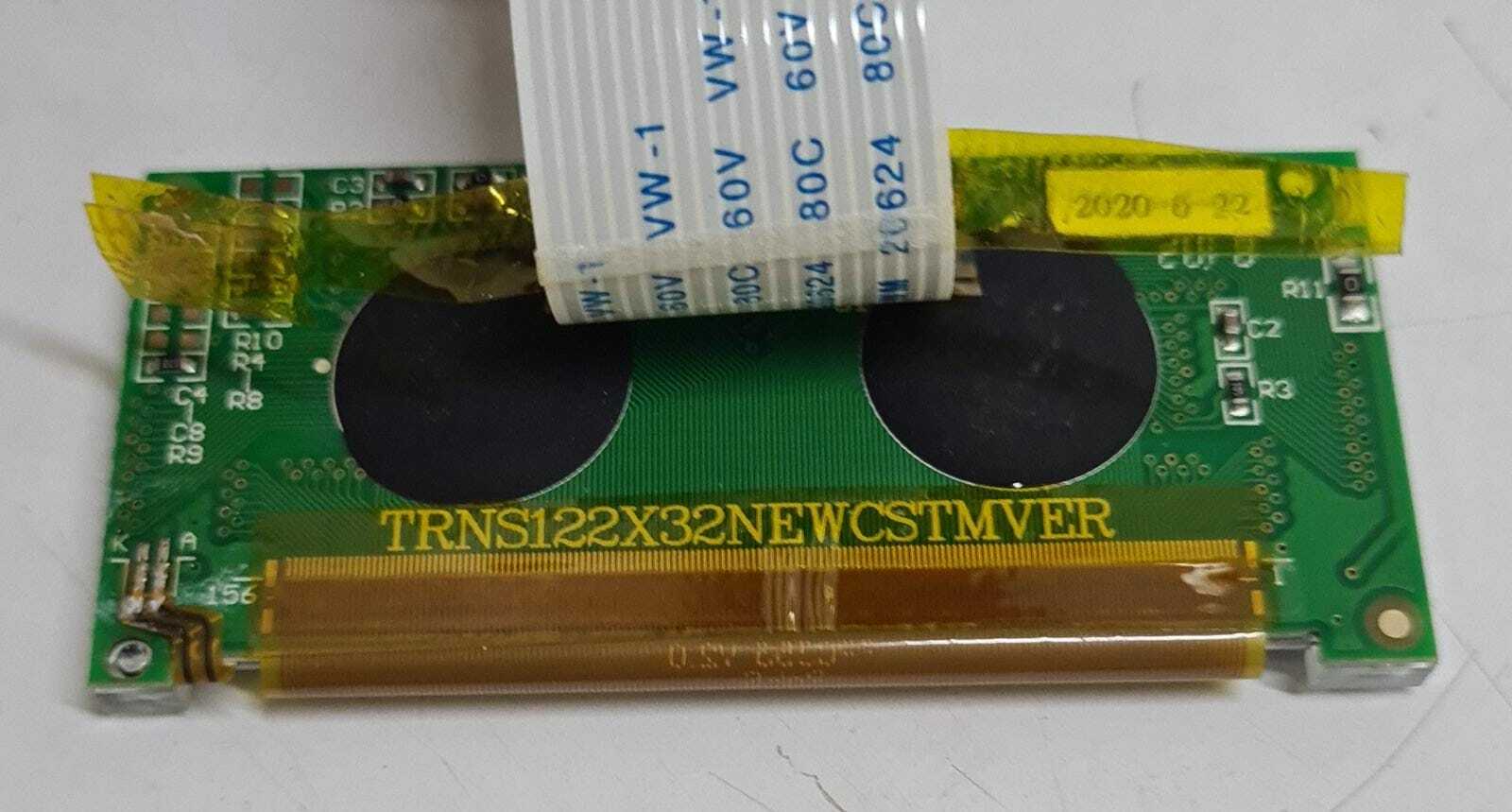 [LOT OF 24] TRNS122X32NEWCSTMVER LCD Display Module 122x32 Pixel AWM 20624 VW-1