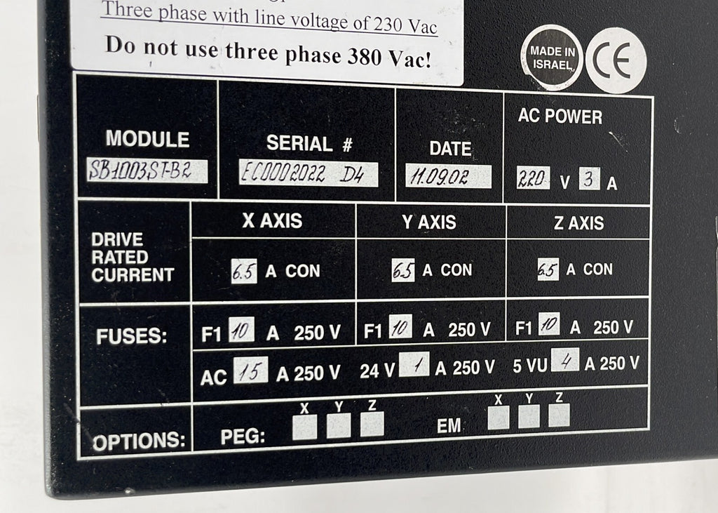 Digital Current Loop SB-1003ST-B2 220-240V Servo Control Module