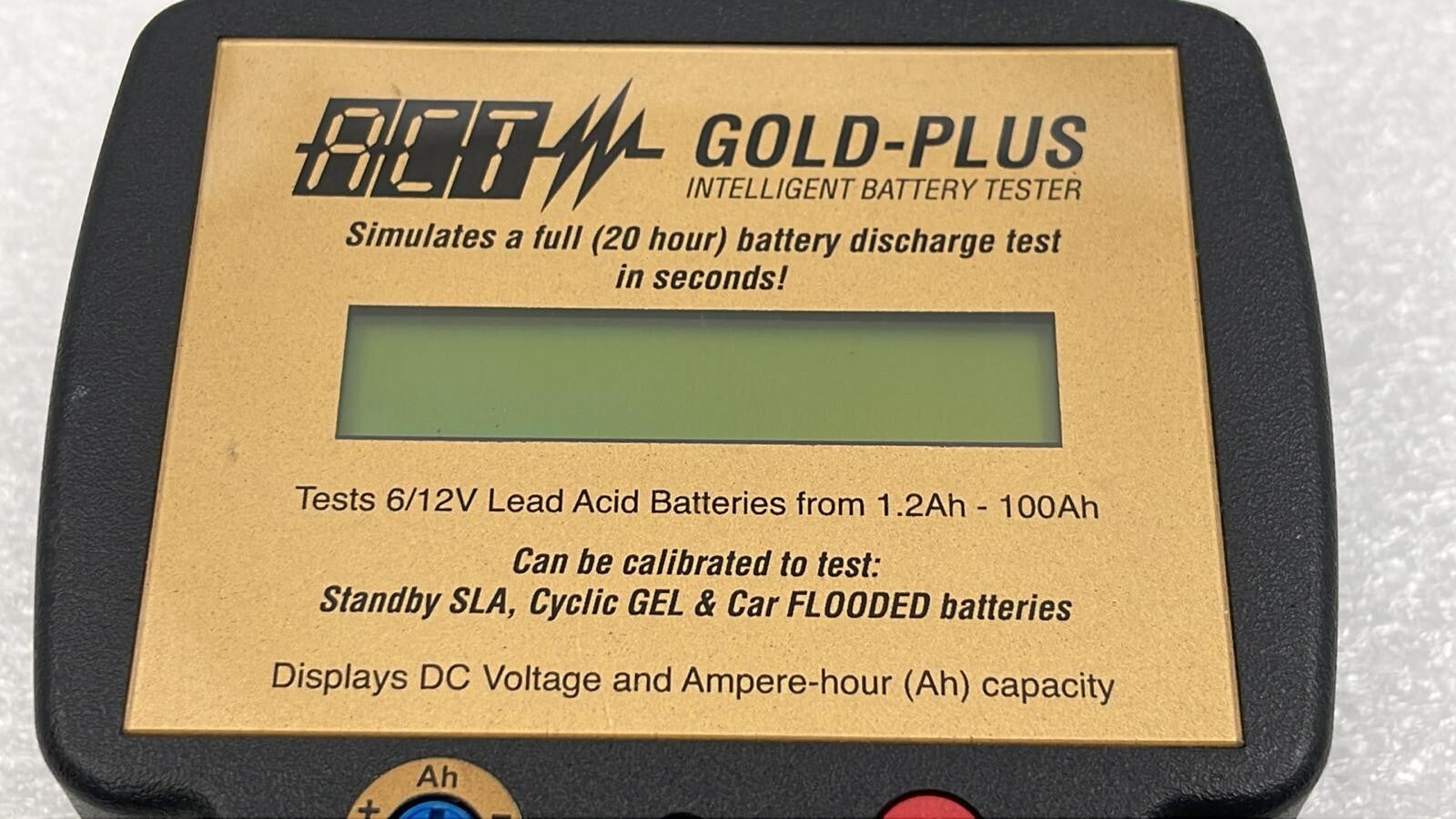 ACT GOLD-PLUS FA0446 Intelligent Battery Tester 6V/12V 1.2Ah - 100Ah