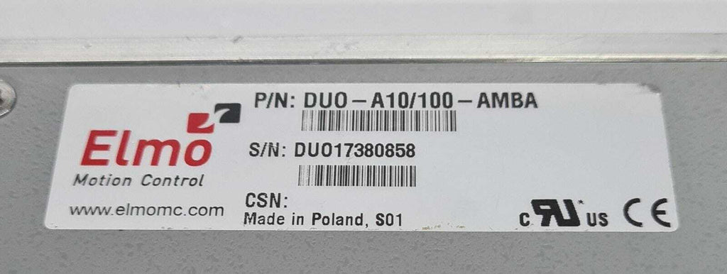 Elmo Motion Control DUO-A10/100-AMBA Servo Drive