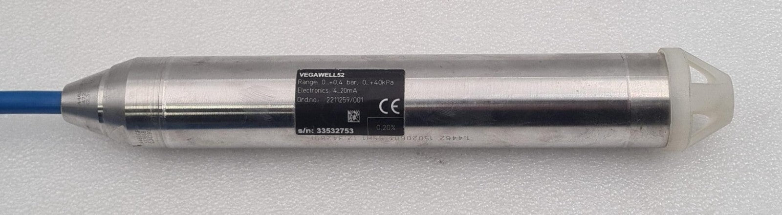 VEGA VEGAWELL52 WL52 Submersible Pressure Transmitter 15m cable AXGADTD7CC1X