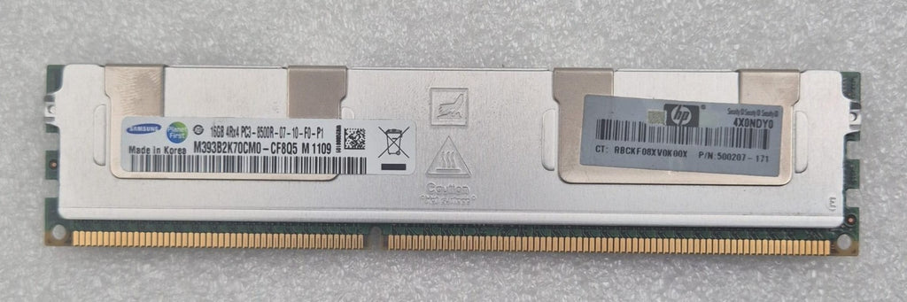 [LOT 15] SAMSUNG 16GB 4Rx4 PC3-8500R M393B2K70CM0-CF8Q5 DDR3 Server Memory RAM