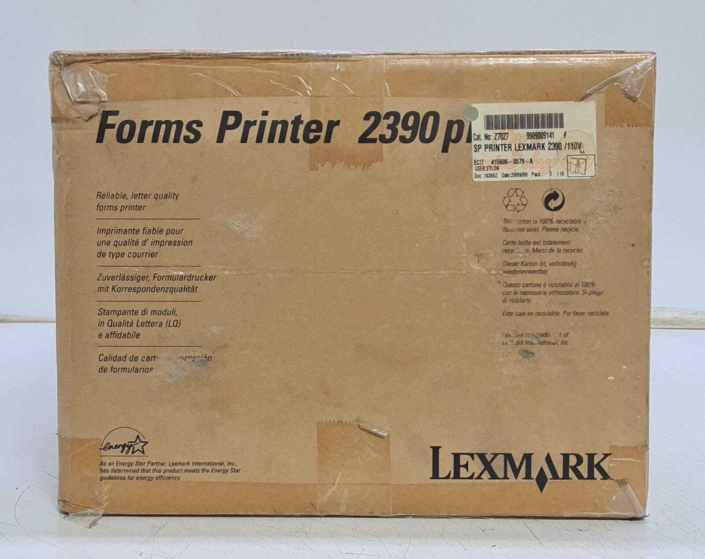 NEW - LEXMARK FORMS PRINTER 2390 PLUS 300CPS DOTPR DOT MATRIX SP 110V