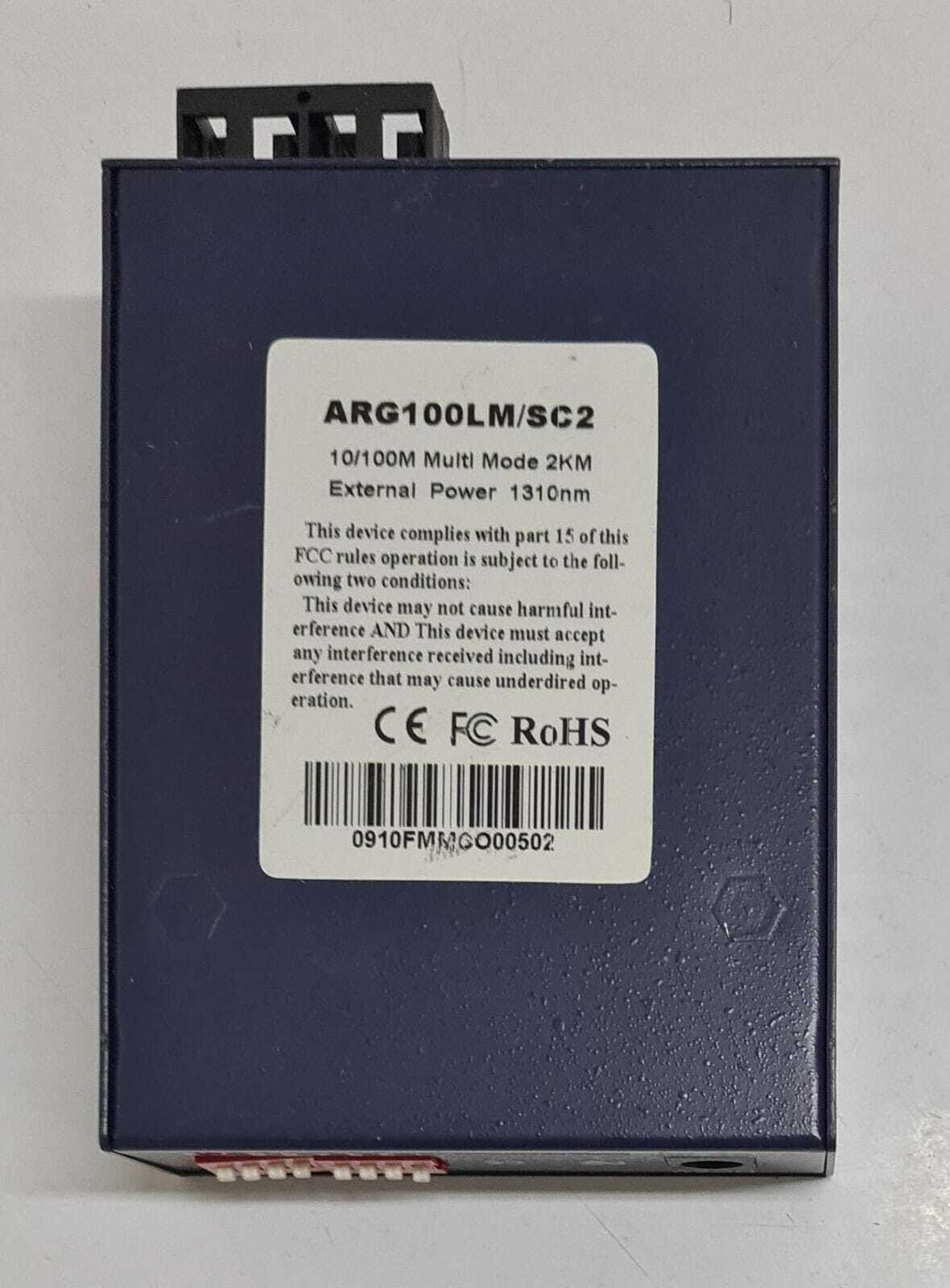 TECHAYA ARG100L FAST ETHERNET MEDIA CONVERTER ARG100LM/SC2