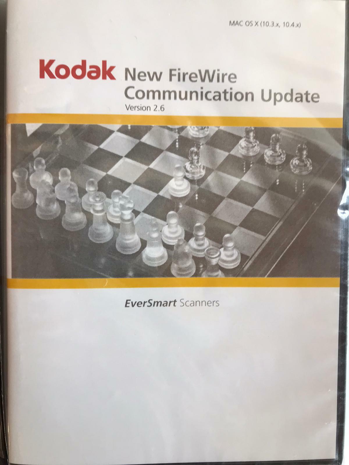 Kodak Eversmart Firewire Upgrade Kit Documentation oXYgen Scan For Supreme Pro 2