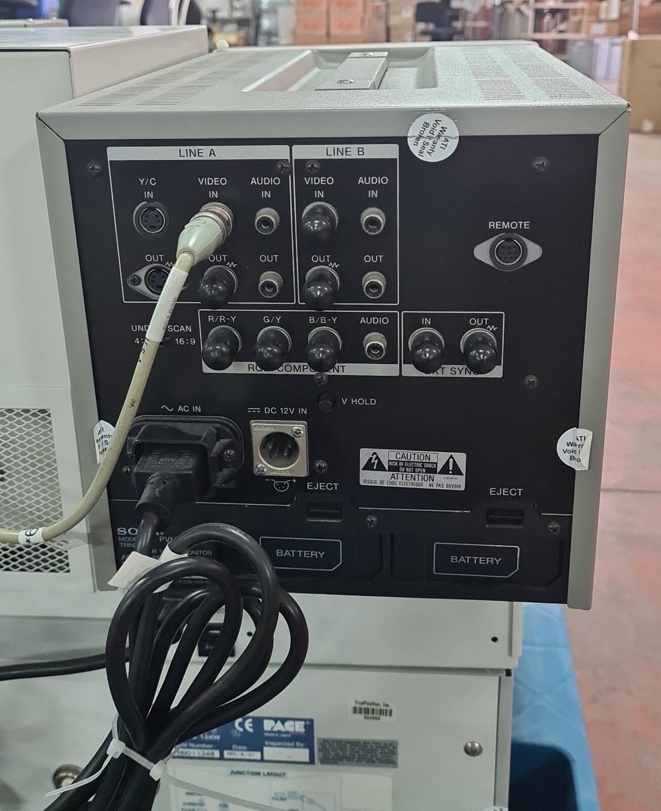 PACE ThermoFlo TF-2000 2000B 2000R 2000P BGA / CSP Rework System SONY PVM-8041Q