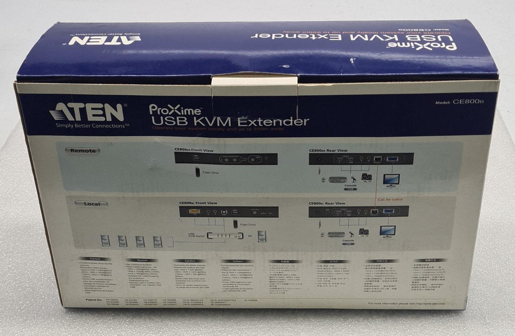 NEW - ATEN ProXime USB KVM Extender CE800B VGA/Audio Dual Console operation Kit