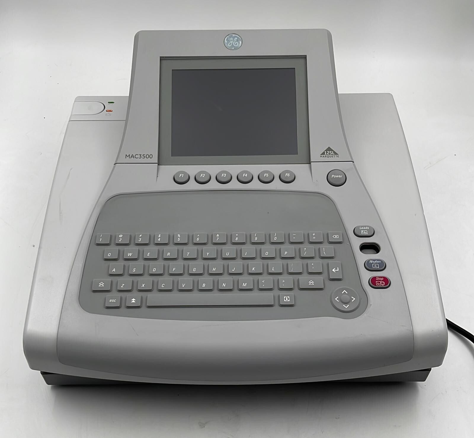 GE MAC 3500 12SL MARQUETTE resting ECG EKG Machine analysis system - FOR PARTS