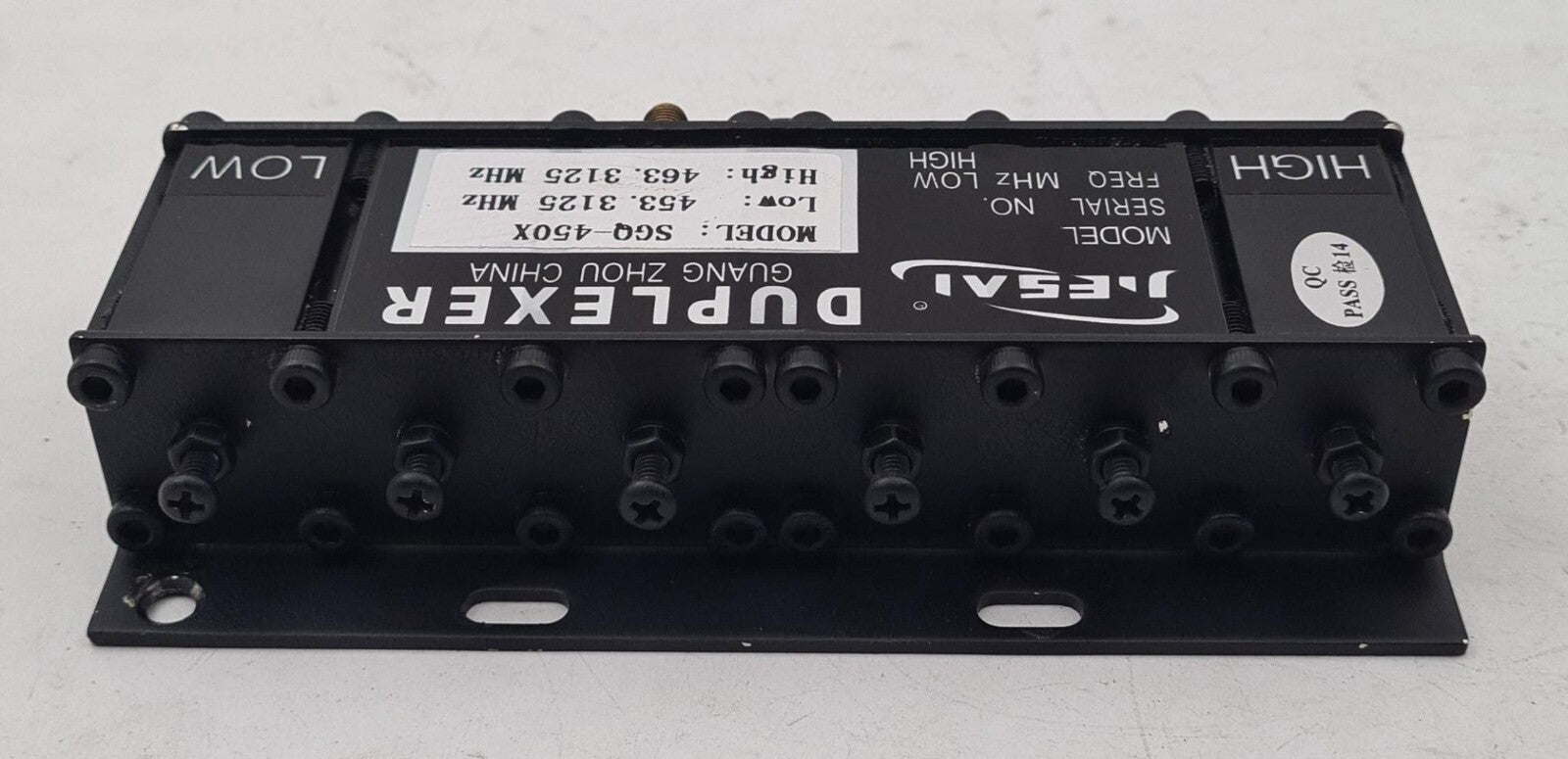 JIESAI DUPLEXER SGQ-450X UHF453.3125/RX 463.3125 MHz Frequency Portable