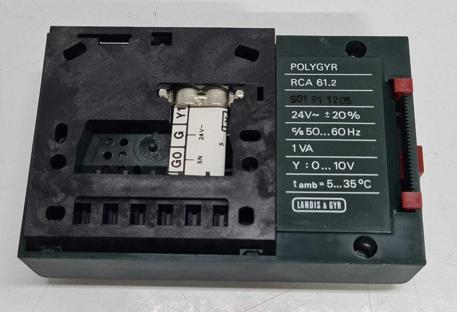 NEW - LANDIS & GYR POLYGYR RCA 61.2 Thermostat