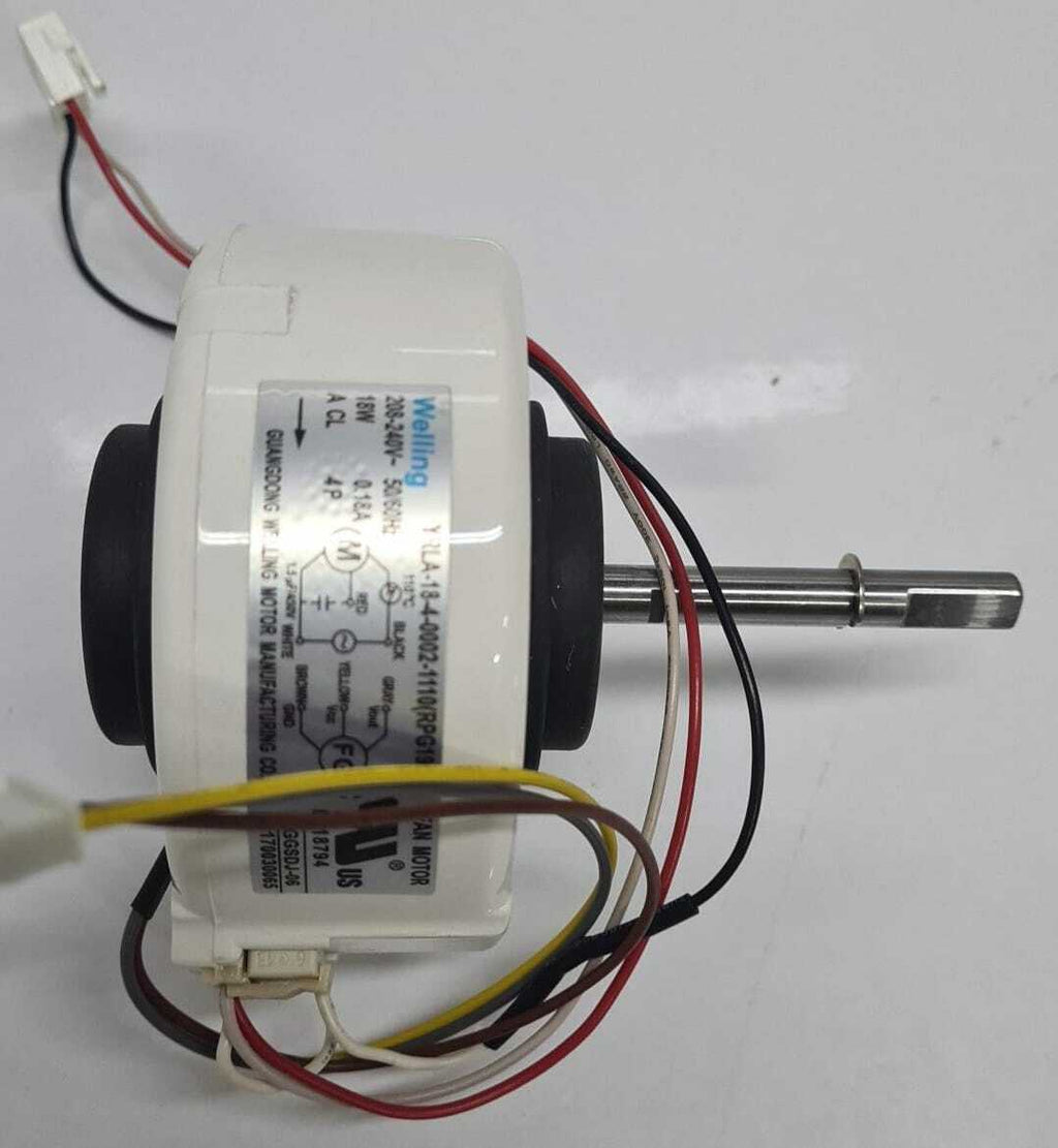 Guangdong Welling YRLA 18-4-0002-1110 RPG19E-6 Fan Motor 208-240V 18W