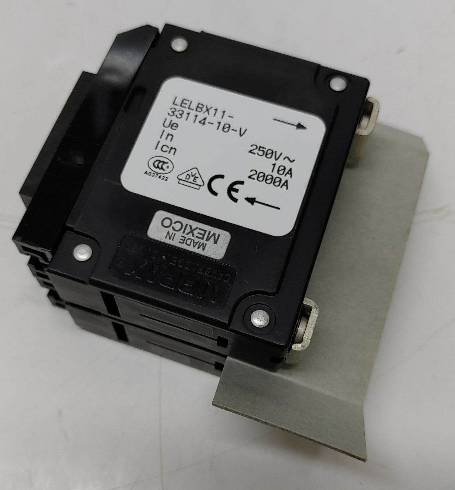 Airpax SP Circuit Breaker LELBX11-33114-10-V 250V Load 0507