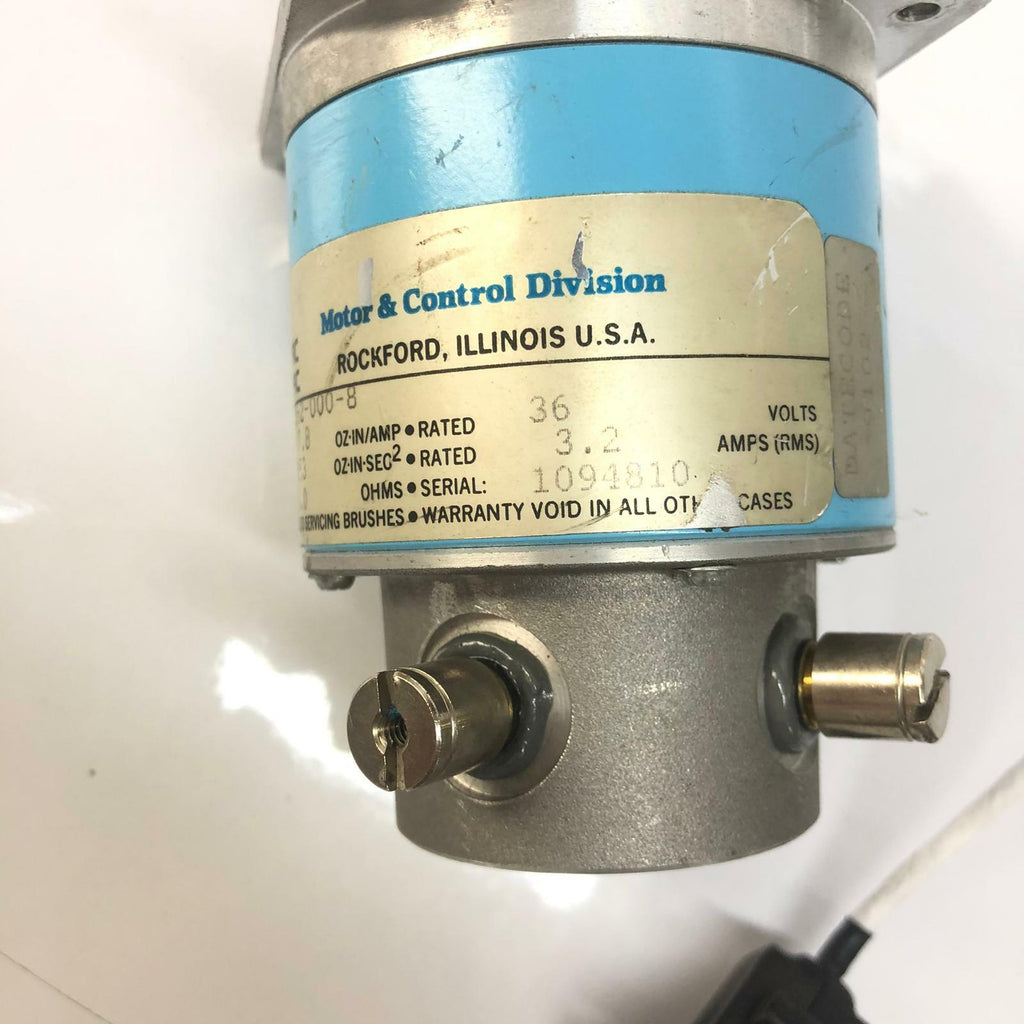 Pacific Scientific motor 2VM62-020-10 + Daynapar Encoder IDM20-2000-ICSS-5