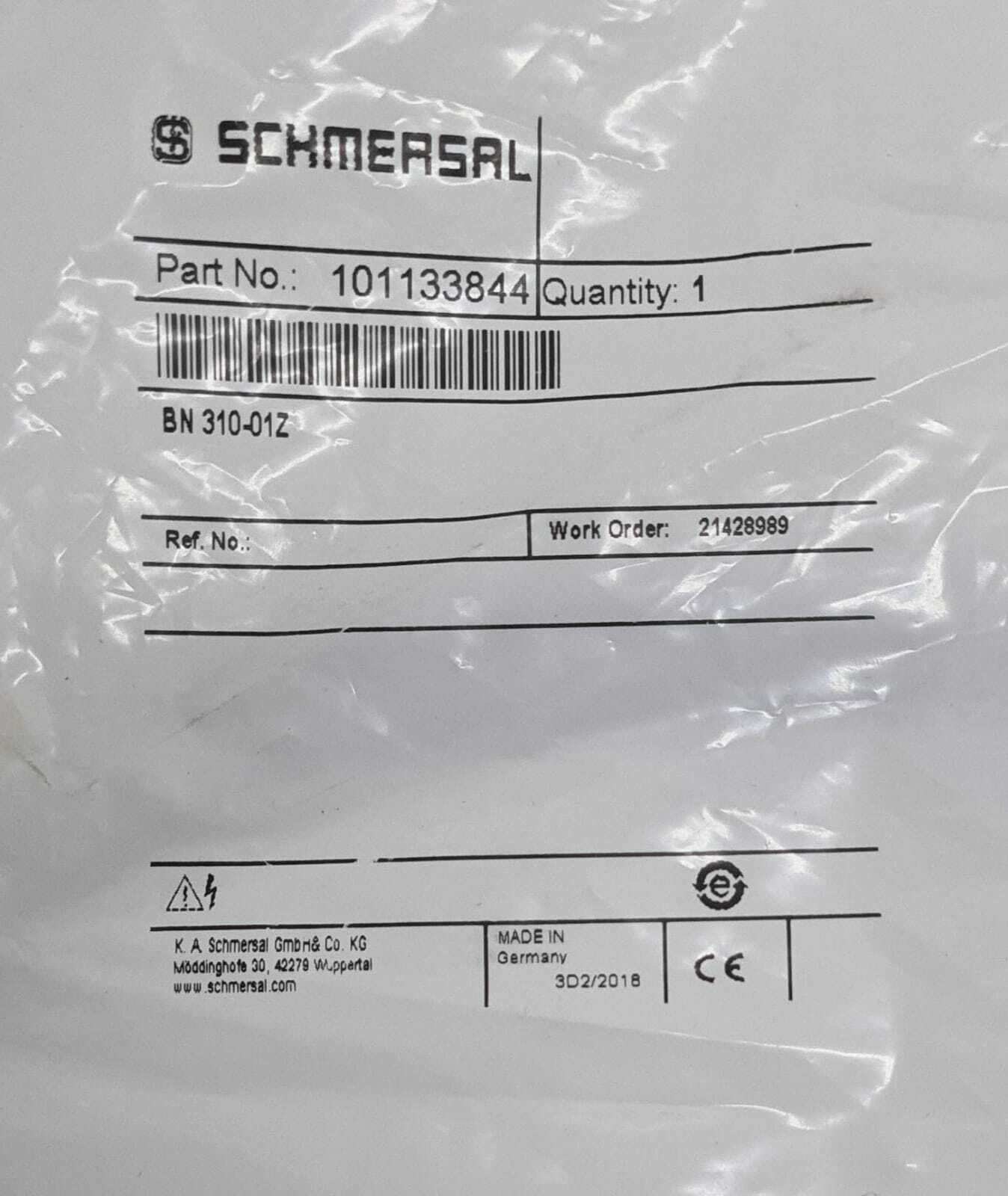NEW SEALED - SCHMERSAL BN-310-01Z Magnetic Sensor 101133844