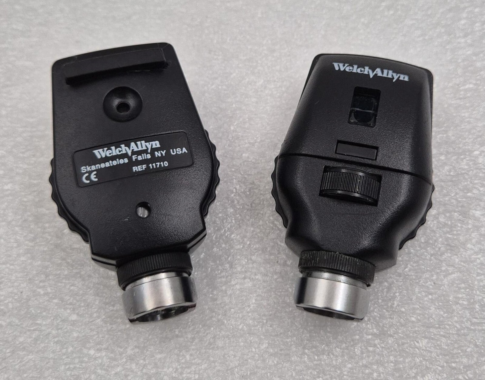 Lot of 2 Welch Allyn 11710 3.5V halogen ophthalmoscope heads