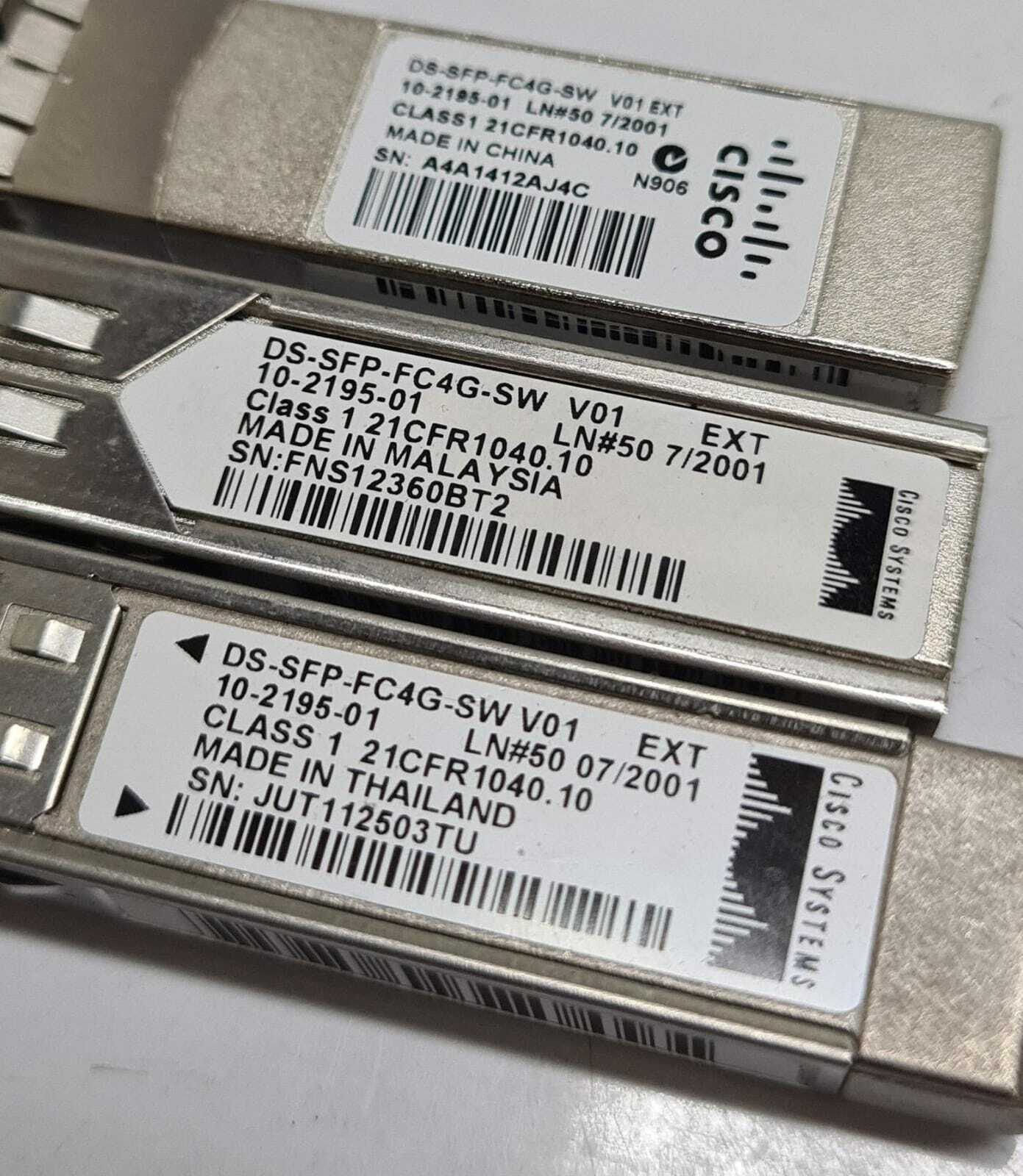 [LOT OF 85] Cisco DS-SFP-FC4G-SW 10-2195-01 COUIAAHCAA Transceiver SFP Module 4G