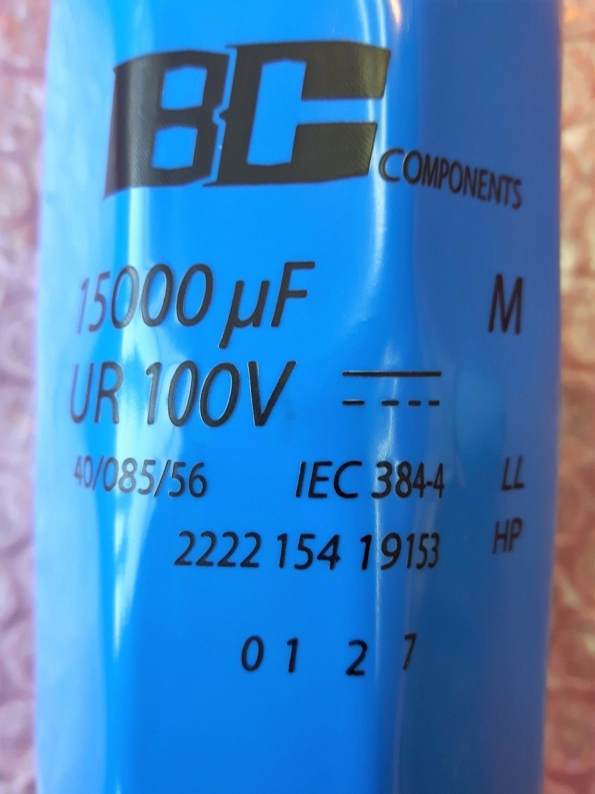 Bc Components 15000µF Ur 100 V Capacitor 2 Screw Terminals MAL210119153E3