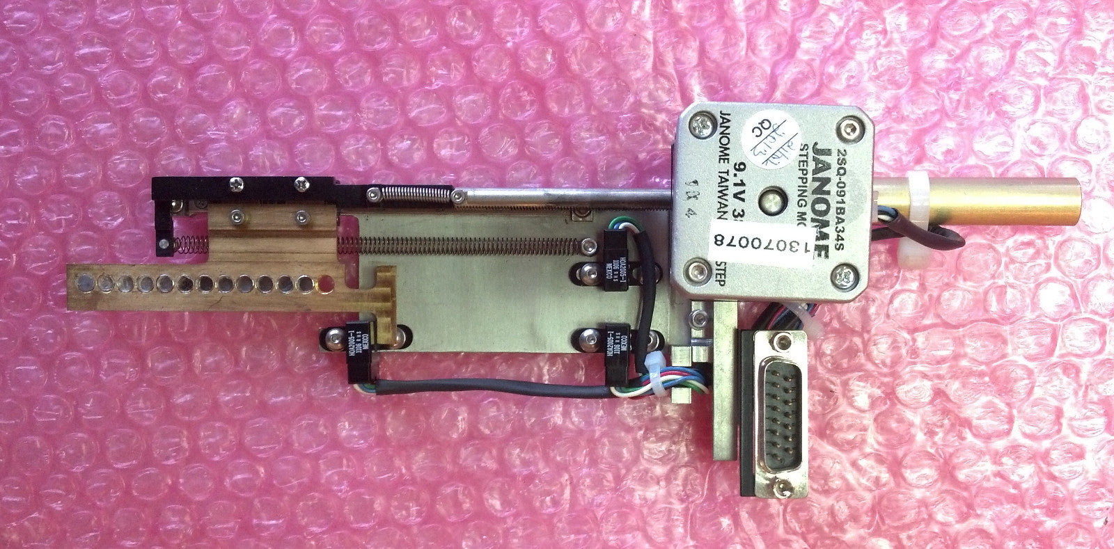 JANOME 2SQ-091BA34S 9.1 V Stepping Motor On Metal Rails Axis