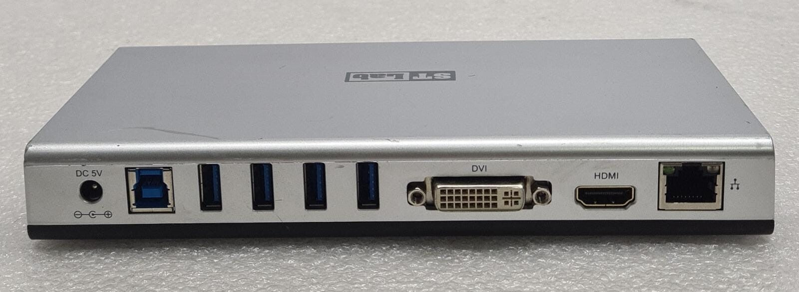 STLAB U-910 Laptop Docking Station USB 3.0 HDMI DVI LAN SD Card Reader Audio