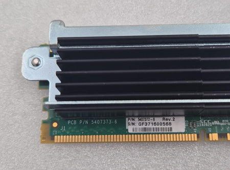 GE TOP TRX32 edge connector and heatsink detail