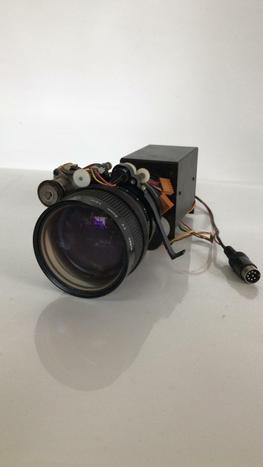 ELBEX Camera With AUTO Motorized TV Zoom Lens p10132 10.5~126MM 1:1.6