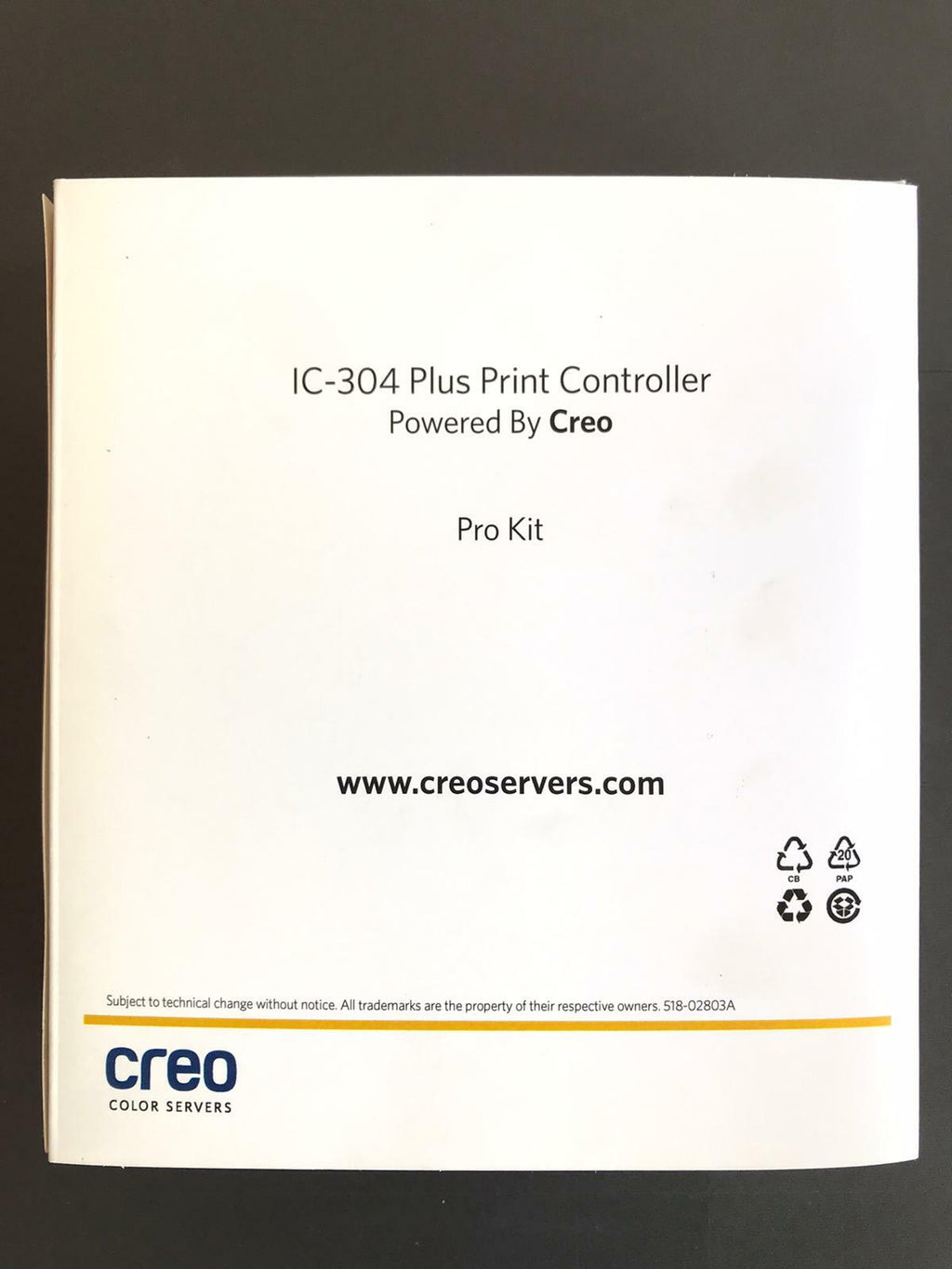 CREO Color Servers IC-304 Plus Print Controller Pro Kit USB Dongle