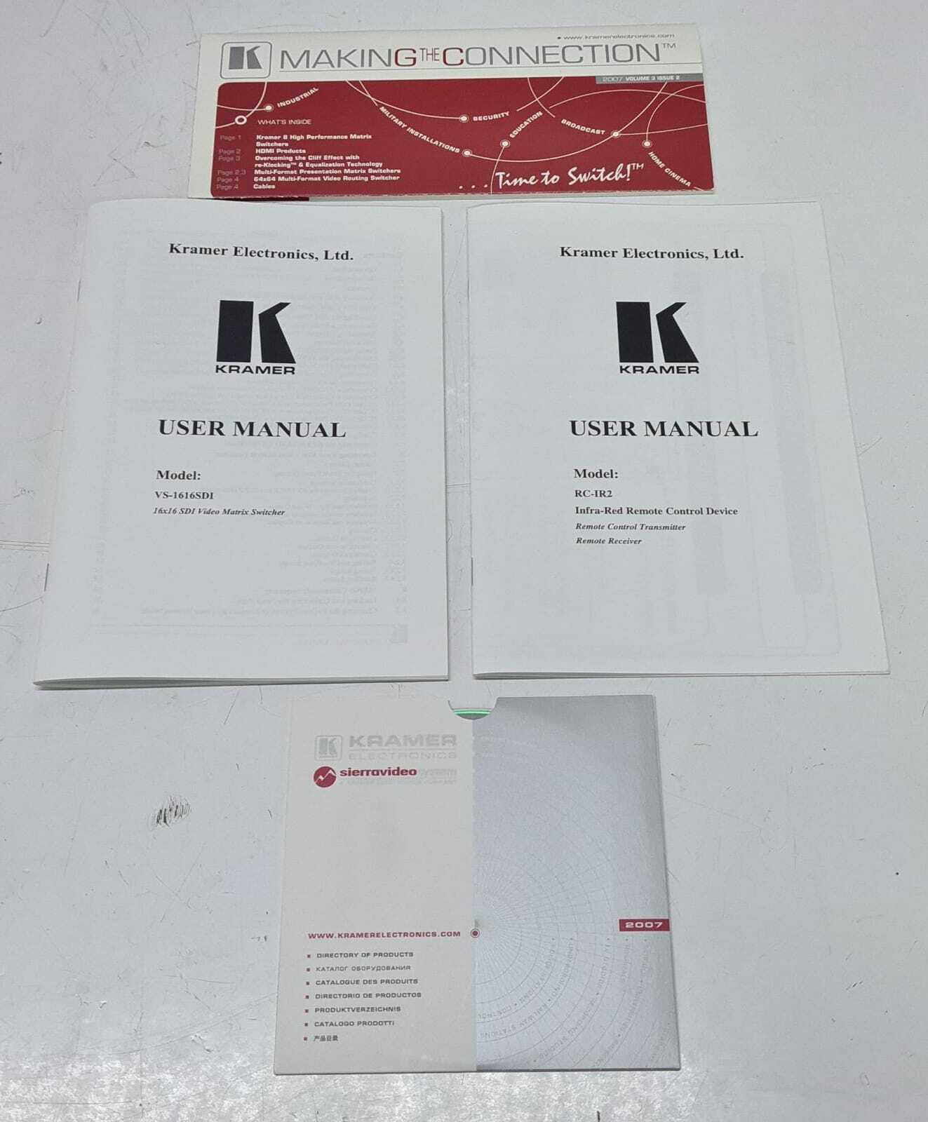 **NEW** Kramer 16x16 SDI Video Matrix Switcher VS-1616SDI 100-240V