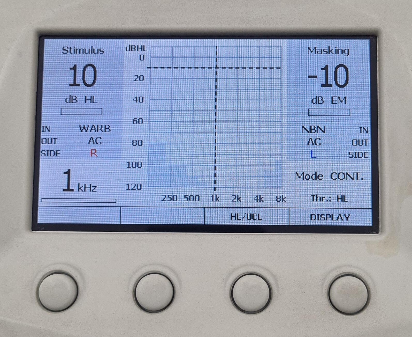 Inventis BELL BASIC Screening Audiometer TDH-39 REF 10143 **AS-IS**