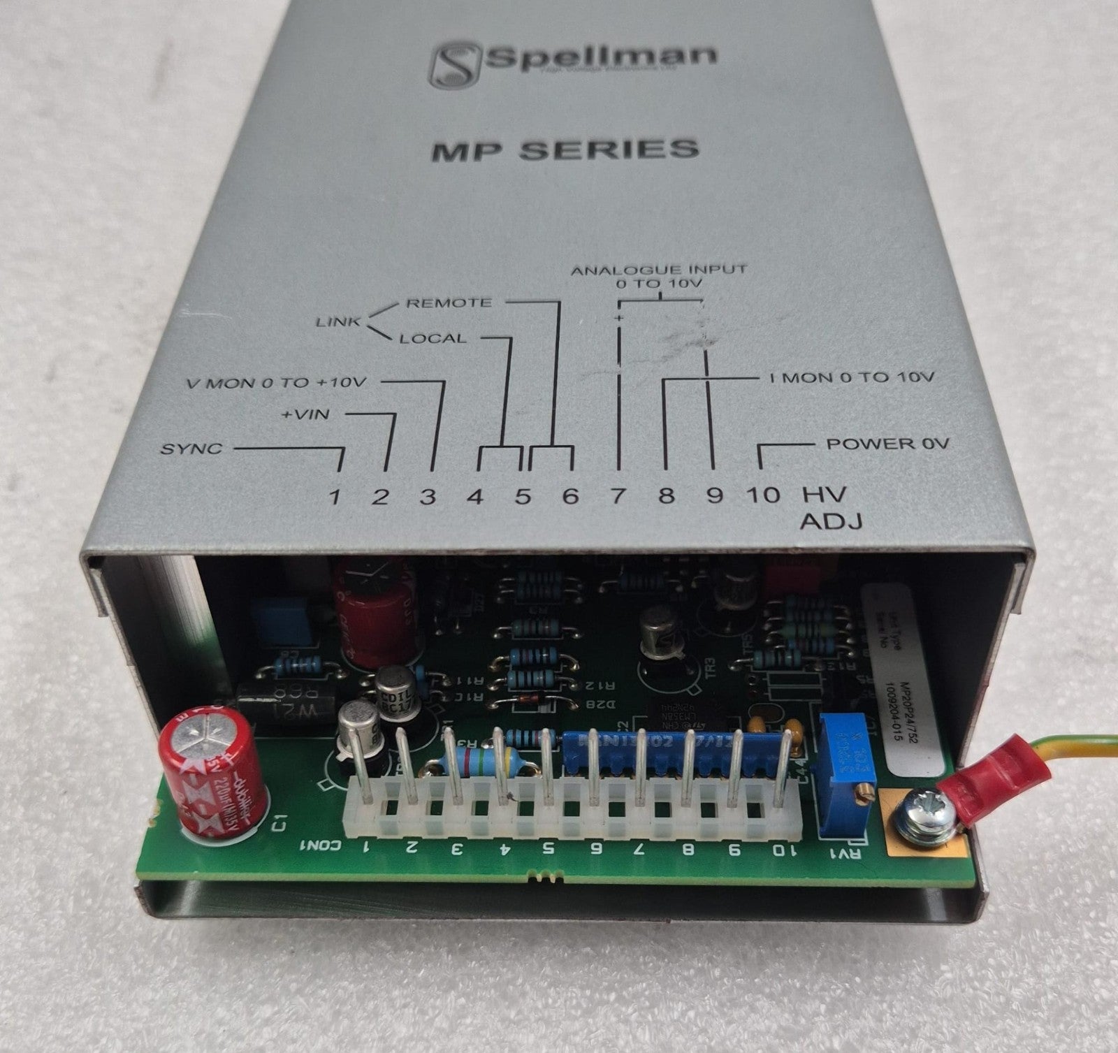 Spellman MP SERIES MP20P24/752 20KV POS High Voltage Electronics Power Supply
