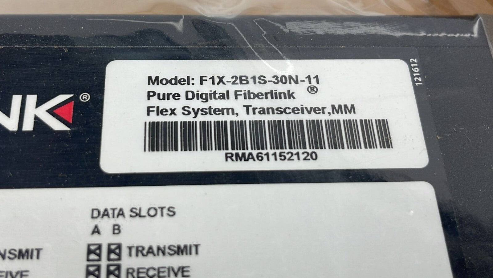 FIBERLINK F1X-2B1S-30N-11 Bi-Dir VIDEO+2 CHANNEL DATA 850nm TRANSCEIVER MM ST