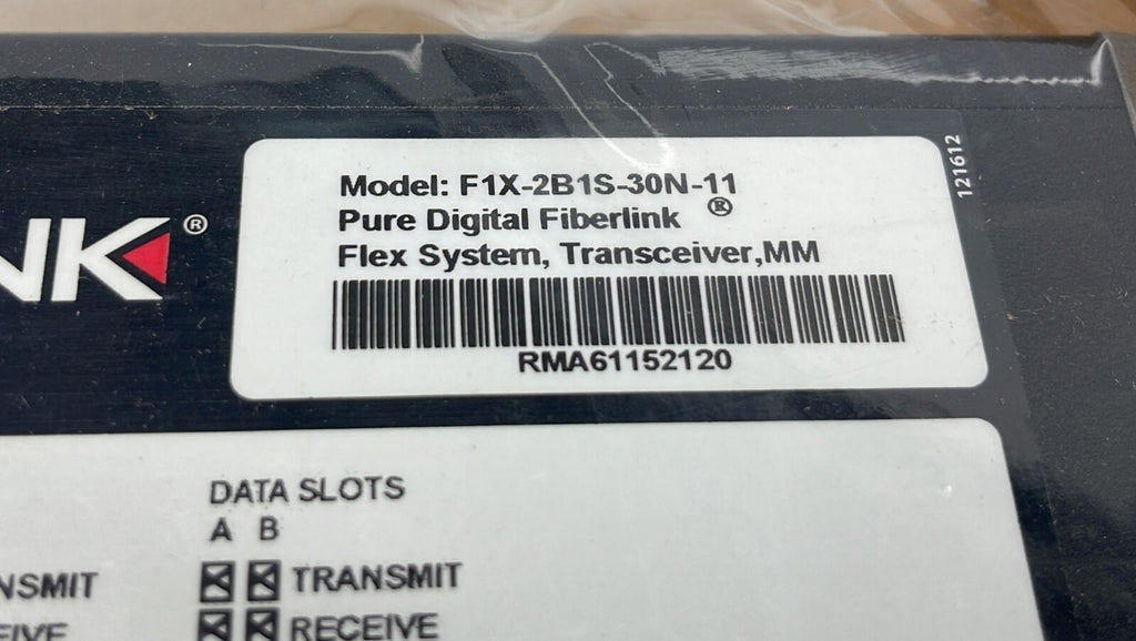 FIBERLINK F1X-2B1S-30N-11 Bi-Dir VIDEO+2 CHANNEL DATA 850nm TRANSCEIVER MM ST