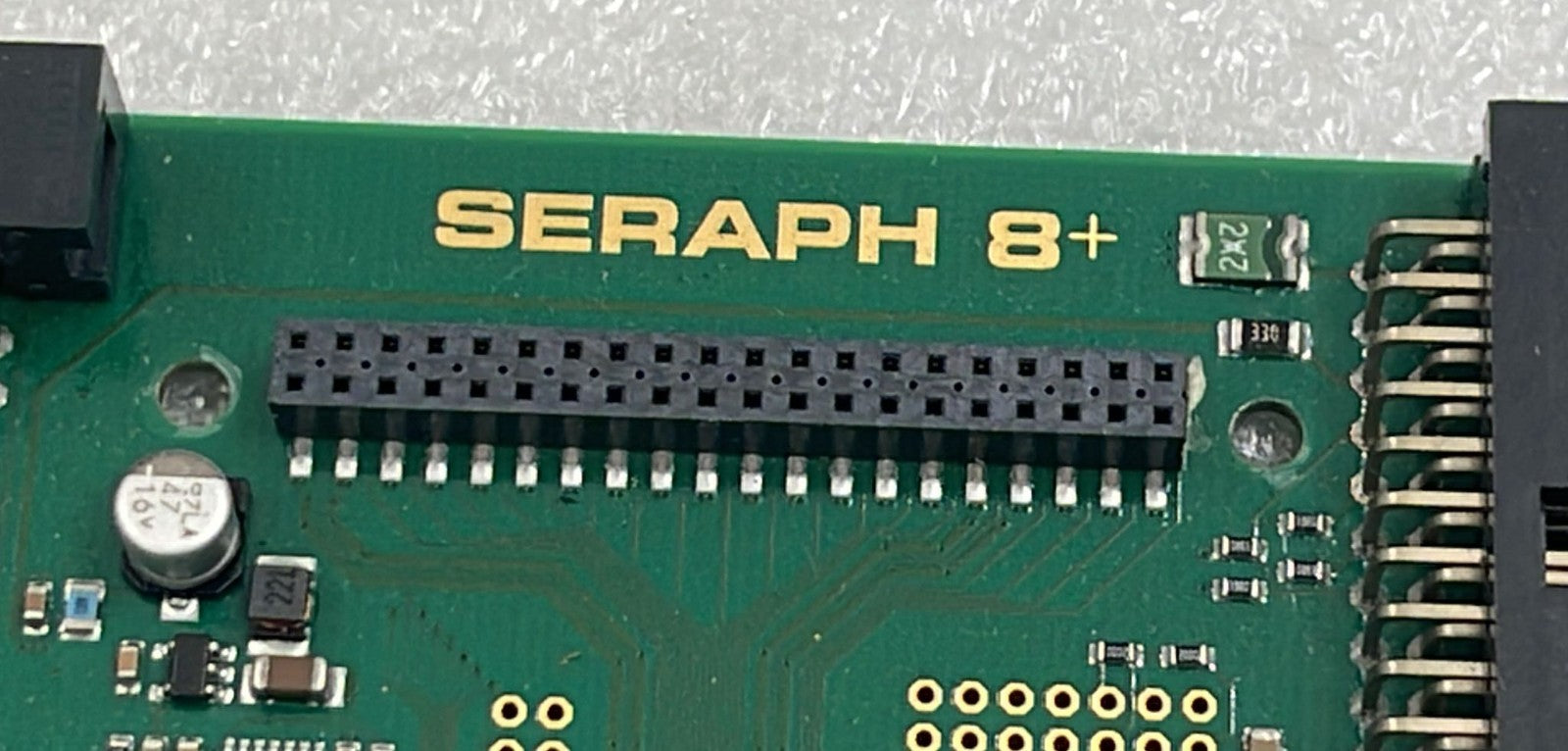 Marian Seraph 8+ multi-pin breakout connector close-up
